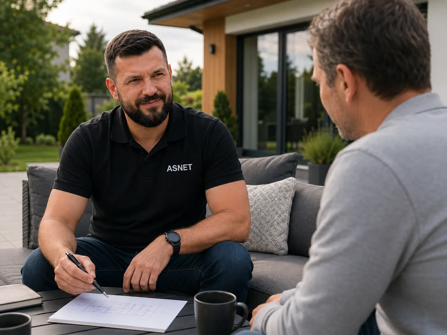Konsultacja i projekt systemu alarmowego z klientem ASNET