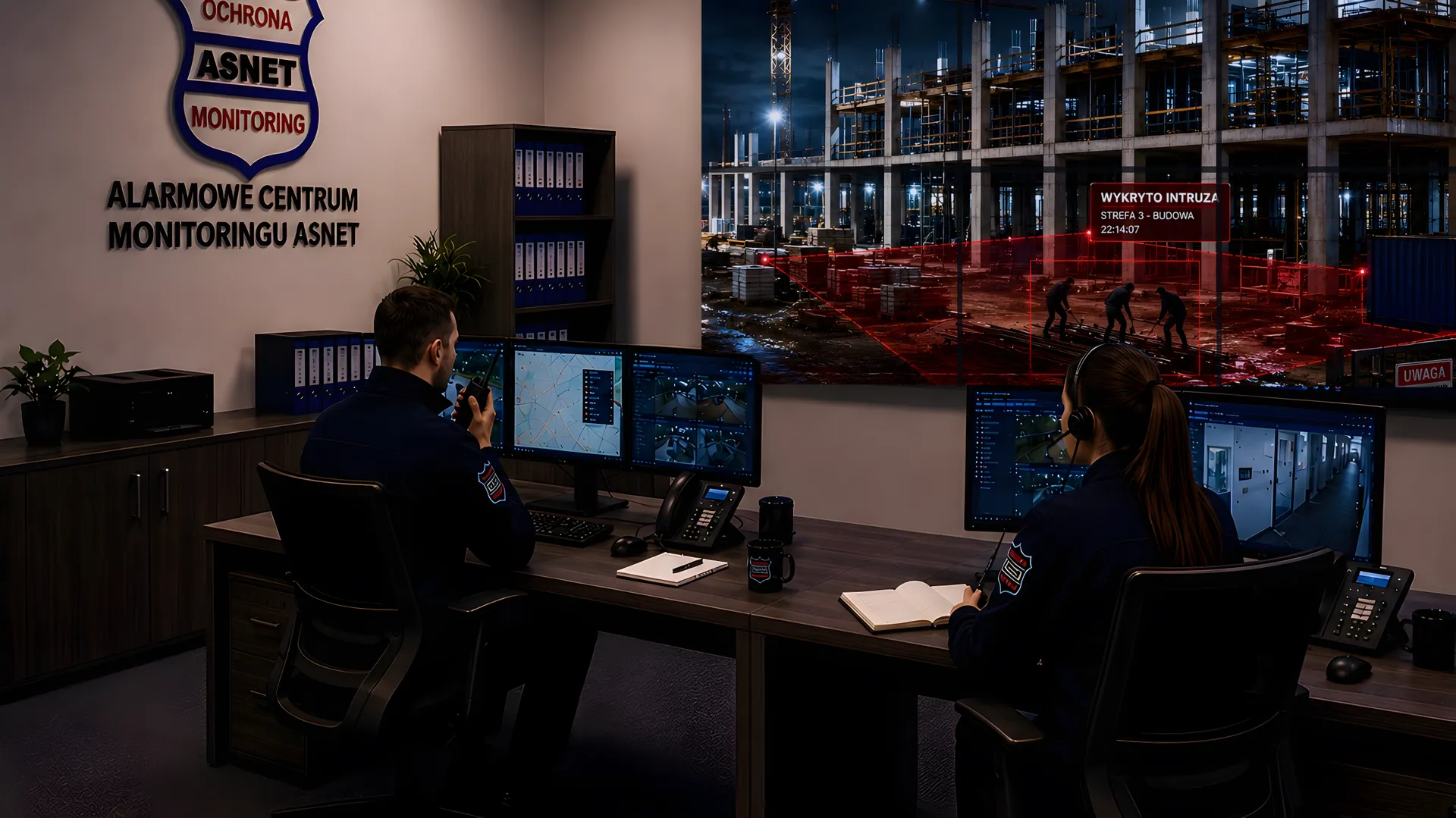Operator weryfikuje zdarzenie